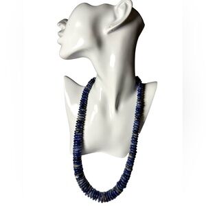 Carolyn Pollack Relios Lapis Graduated Disc Necklace